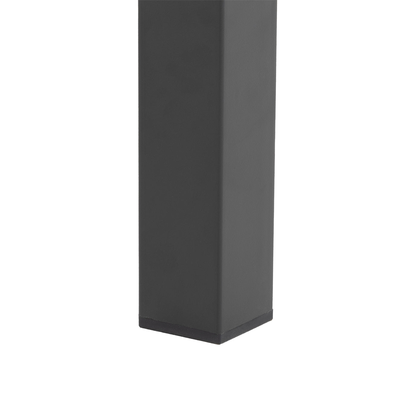 VESTIAMO CASA GIARDINO - Tavolo da giardino allungabile in alluminio Antracite - h75x135/270x90 cm